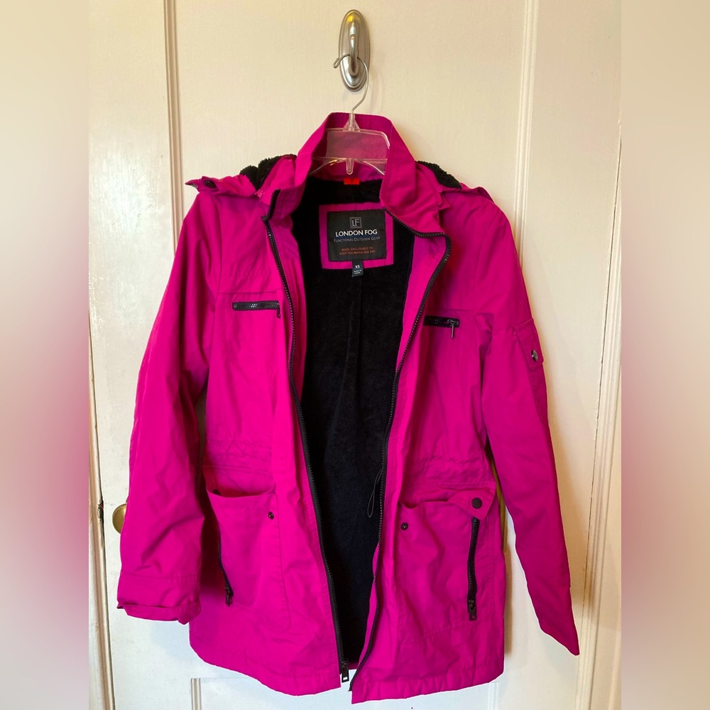 London Fog Hooded Rain jacket